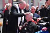 2011 Lourdes Pilgrimage - Archbishop Dolan with Malades (143/267)